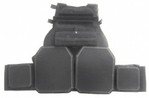 Operator zwart NIJ-4 Stand Alone plate carrier + zijplaten